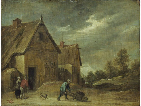 Farmer with Wheelbarrow 