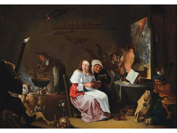 Witches Preparing for the Sabbat 