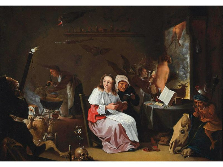 Witches Preparing for the Sabbat 