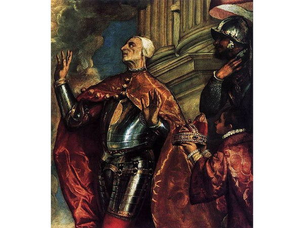 Doge Antonio Grimani Kneeling Before the Faith (detail 1)
