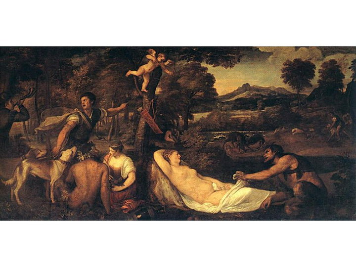 Jupiter and Anthiope (Pardo Venus) 1540 42