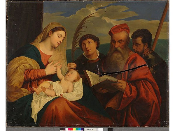 Mary with Child, St. Stephen, St. Jerome and St. Mauritius