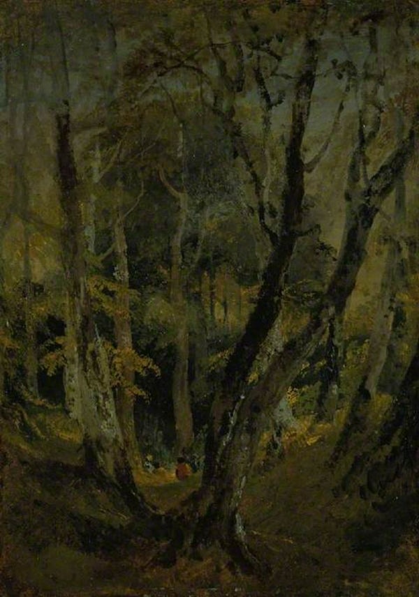 A Beech Wood with Gypsies seated in the Distance, c.1799-1801 