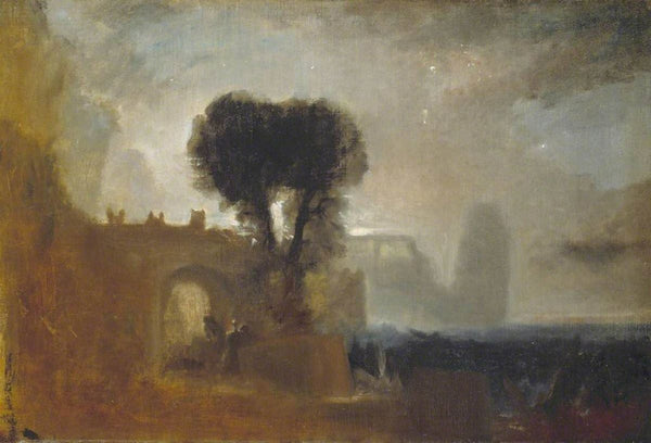 Archway With Trees By The Sea Painting by Joseph Mallord William Turner