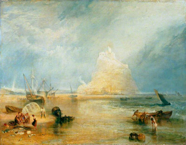 St. Michaels Mount, Cornwall, 1834 Painting by Joseph Mallord William Turner