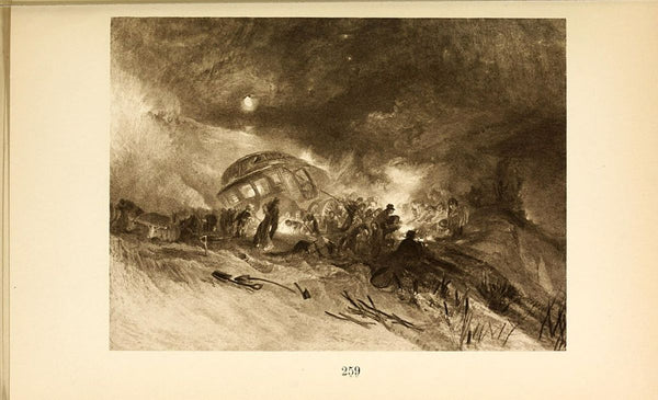 Travellers in a Snowdrift Painting by Joseph Mallord William Turner