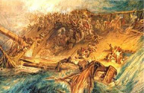 The Loss of an East Indiaman, c.1818 Painting by Joseph Mallord William Turner