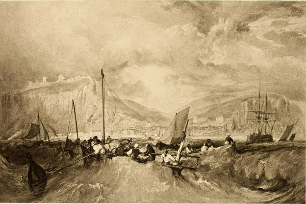 Hastings from the Sea Painting by Joseph Mallord William Turner