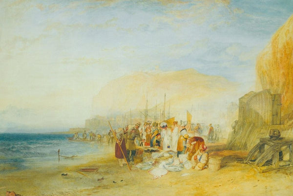 Hastings Fish Market On The Sands, Early Morning 