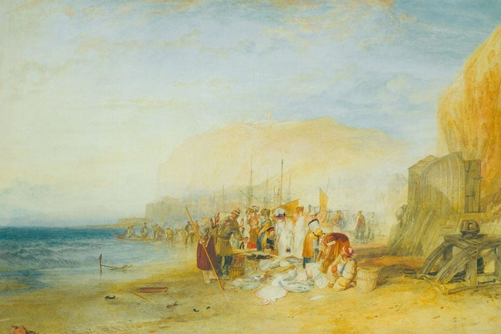 Hastings Fish Market On The Sands, Early Morning 