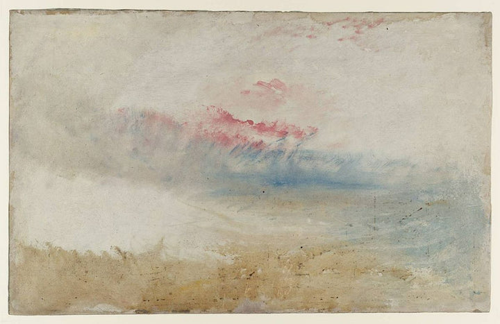 Red Sky over a Beach 
