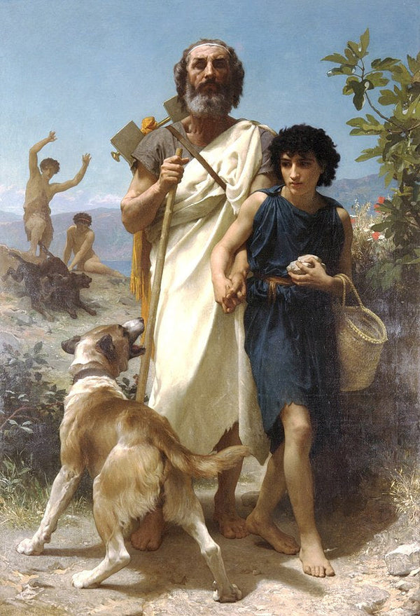 Homer and His Guide
