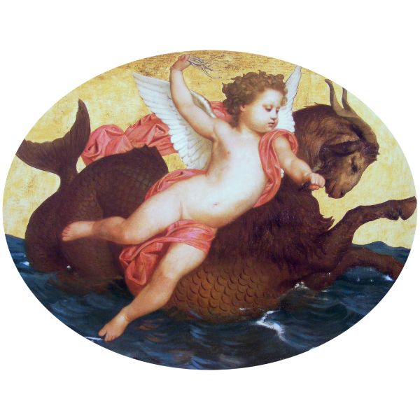 Putti Sur Un Monstre Marin