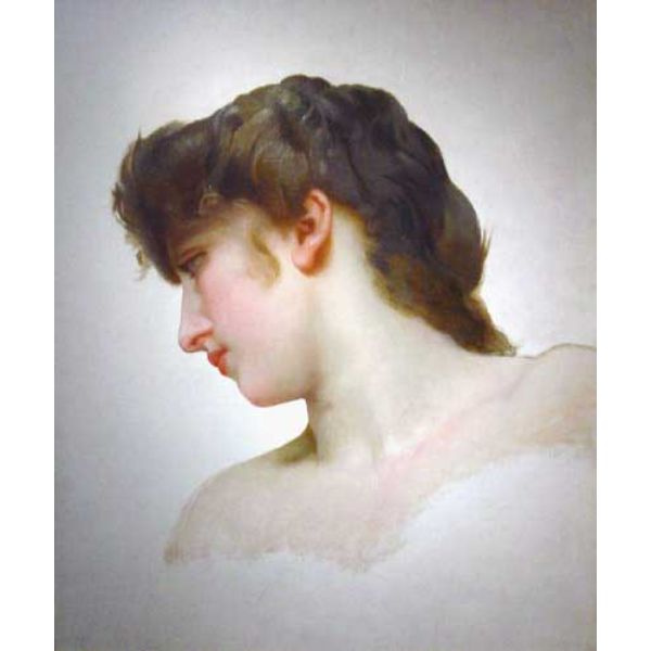 Étude de Tête de Femme Blonde Profil (Study of a Blonde Woman's Profile)