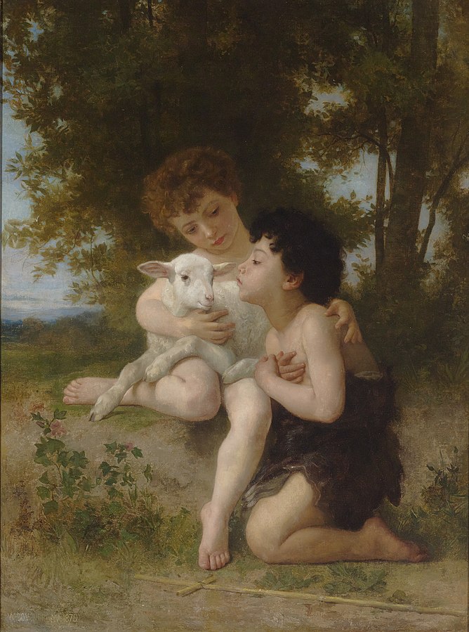 Children With the Lamb (Detail)