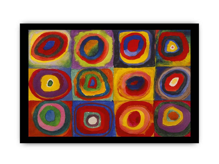 Squares with Concentric Rings