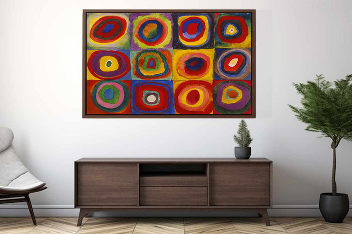 Squares with Concentric Rings