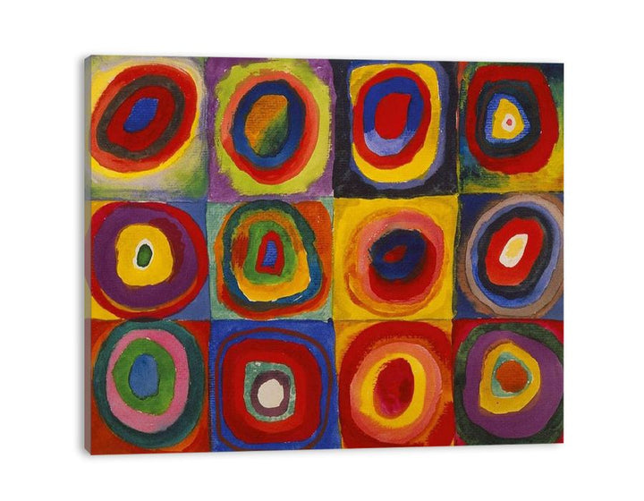 Squares with Concentric Rings