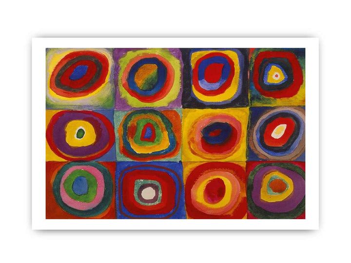 Squares with Concentric Rings