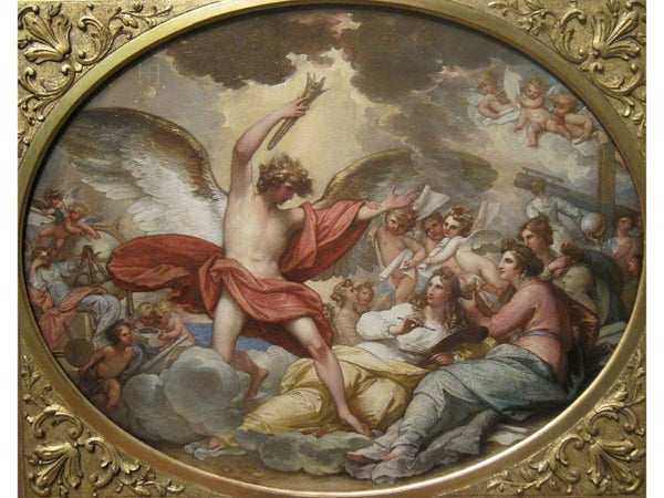 Genius Calling Forth the Fine Arts to Adorn Manufactures and Commerce