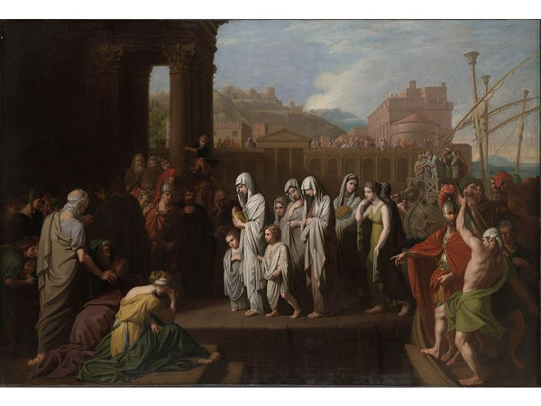 Agrippine Landing at Brundisium with the Ashes of Germanicus