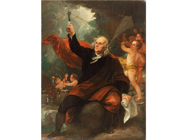 Benjamin Franklin Drawing Electricity from the Sky