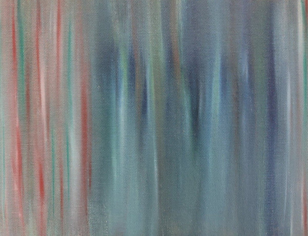 Abstract Rain Oil Painting 