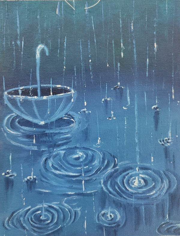 Mystry Rain Oil Painting 