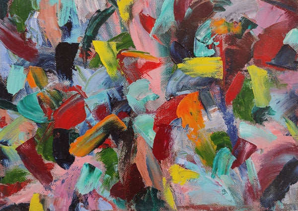 Colorful Abstract Oil Painting 