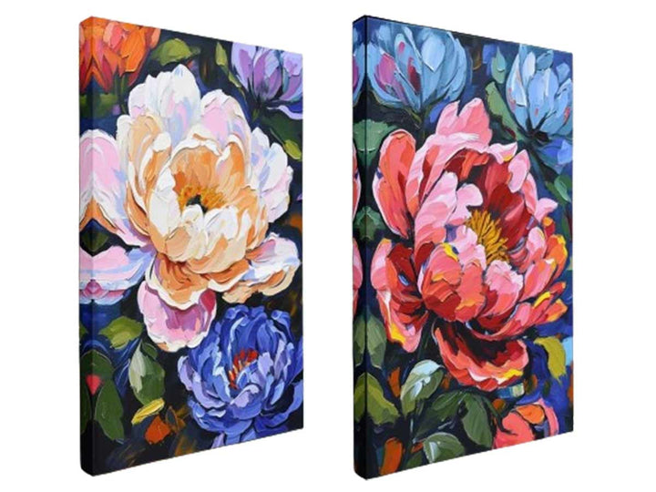 2 Panel Flower Wall Art Painting