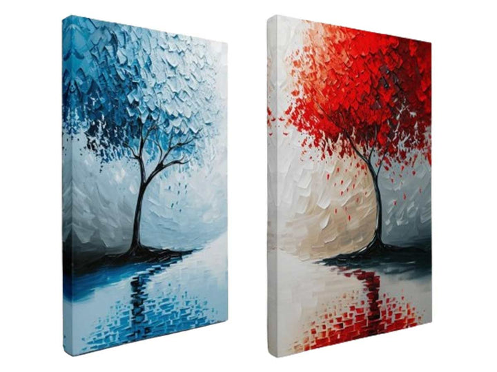 Floating Trees framed art