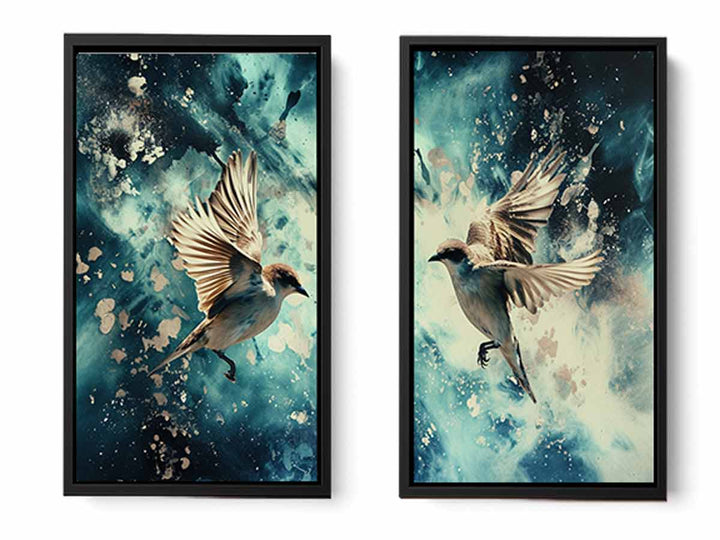 Bird Panel  Art Set