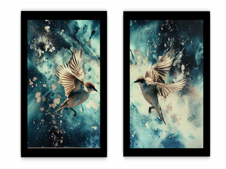 Bird Panel  Art Set