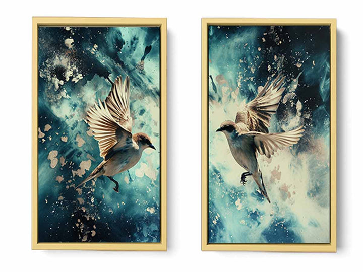 Bird Panel  Art Set
