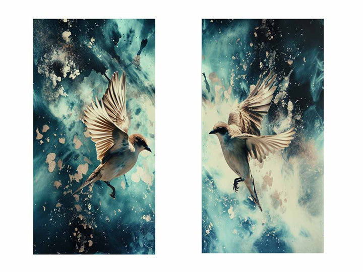 Bird Panel  Art Set