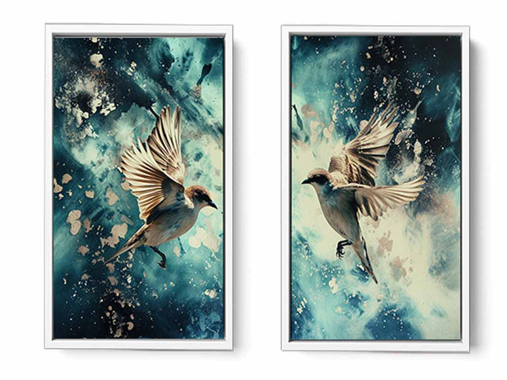 Bird Panel  Art Set