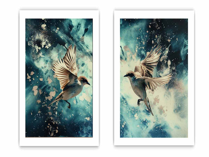 Bird Panel  Art Set