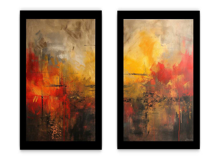 Abstract Panel  Art Set