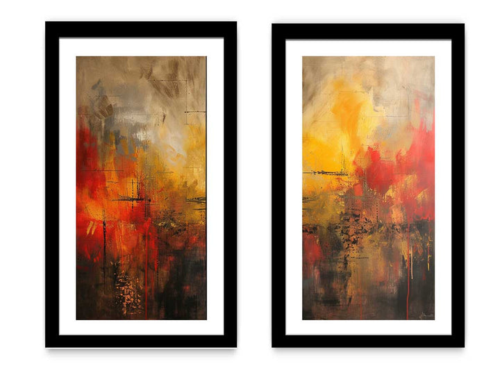Abstract Panel  Art Set