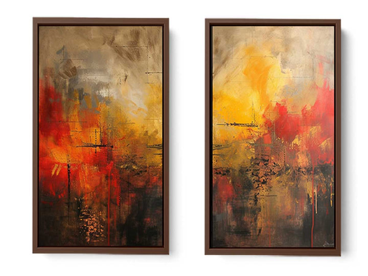 Abstract Panel  Art Set