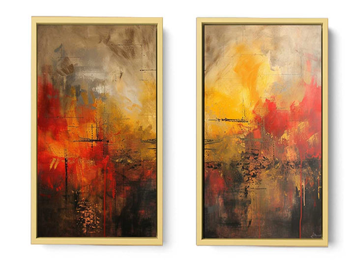 Abstract Panel  Art Set