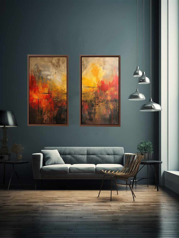 Abstract Panel  Art Set