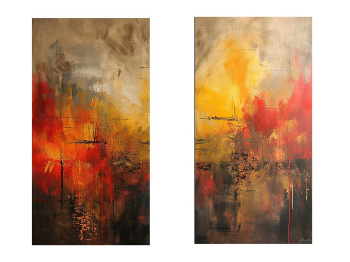 Abstract Panel  Art Set