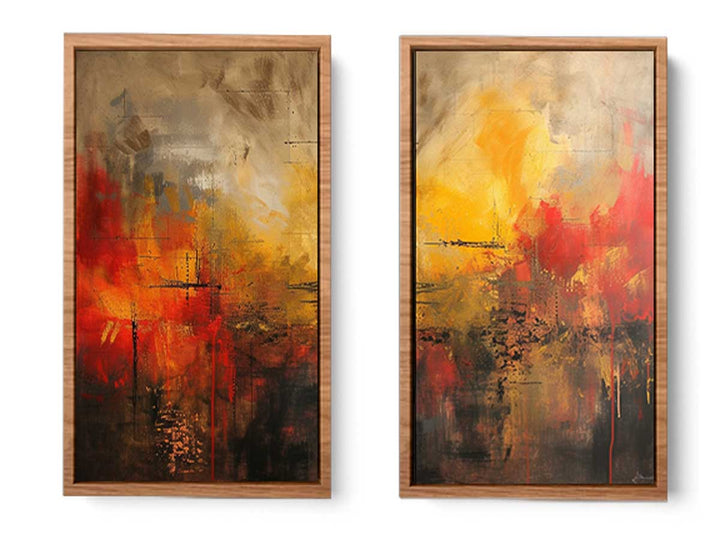 Abstract Panel  Art Set