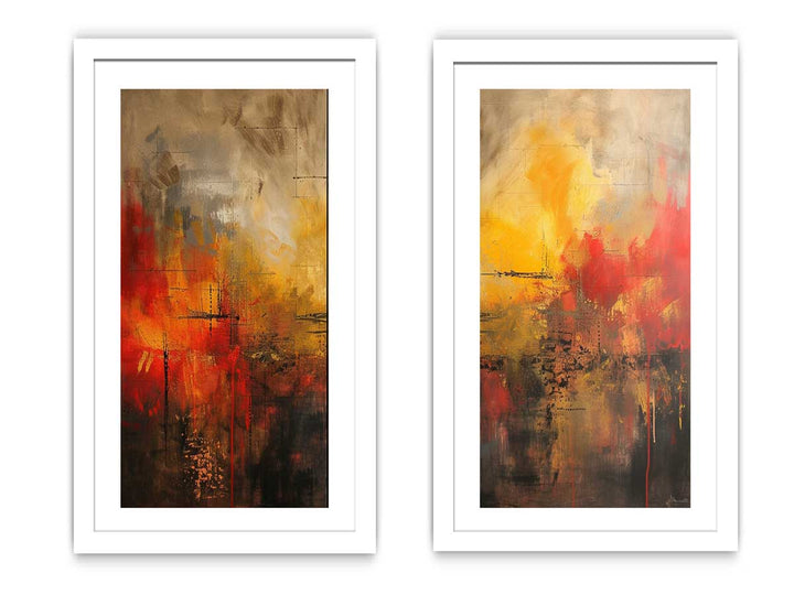 Abstract Panel  Art Set