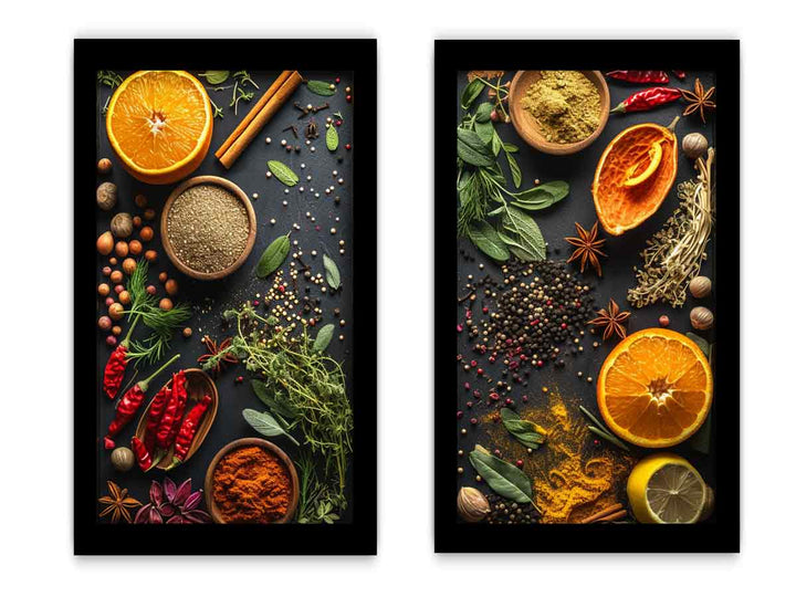 Herbs And Spices Panel Art