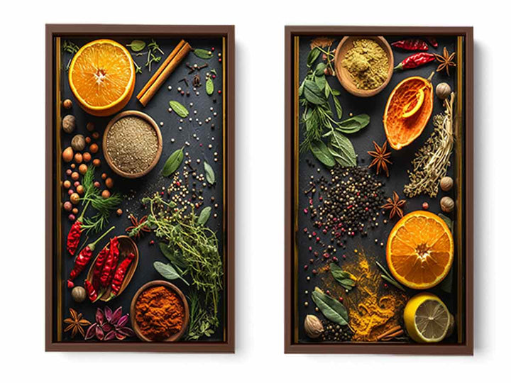 Herbs And Spices Panel Art