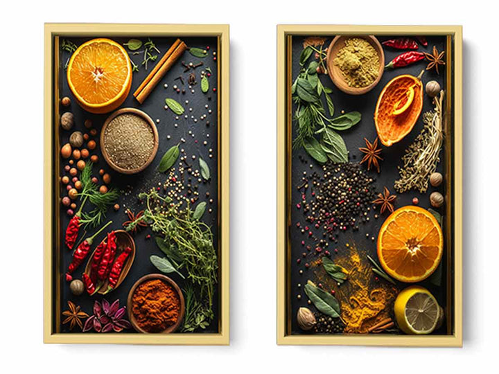Herbs And Spices Panel Art