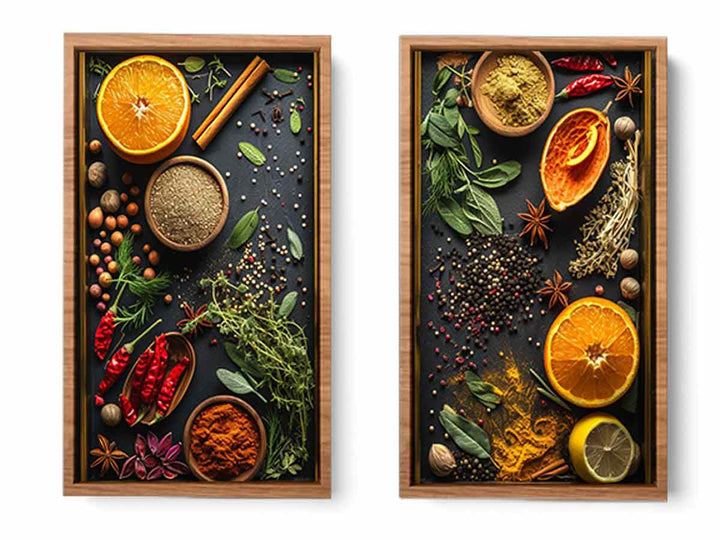 Herbs And Spices Panel Art
