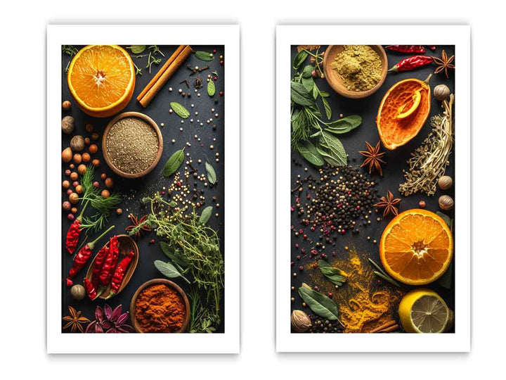 Herbs And Spices Panel Art